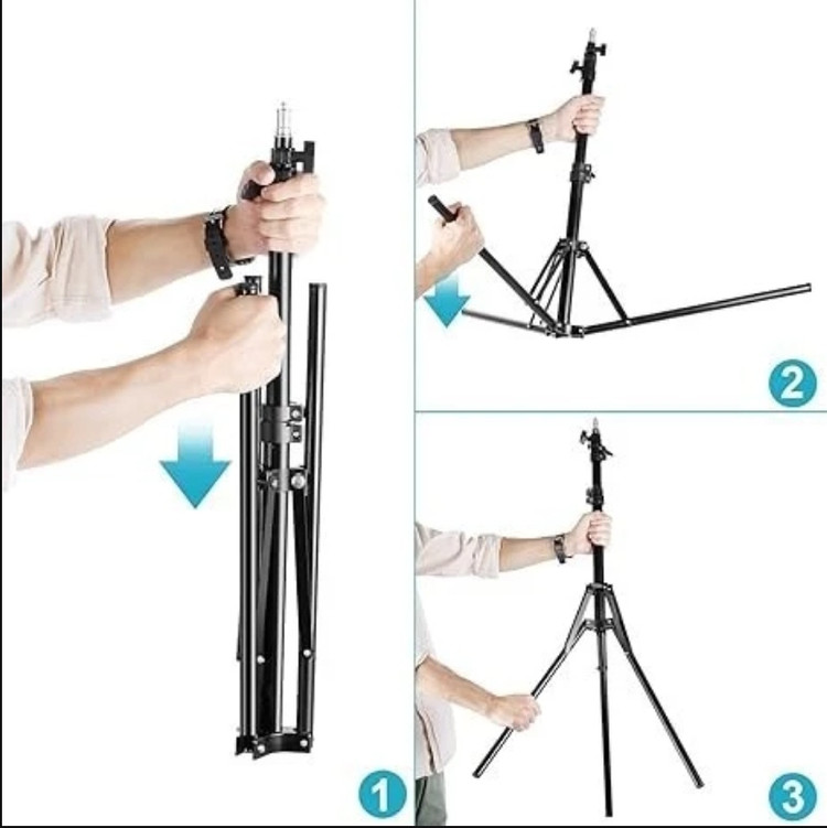 رینگ لایت بیوا مدل Biva RL-02 55W سایز 18 اینچ + همراه با سه پایه