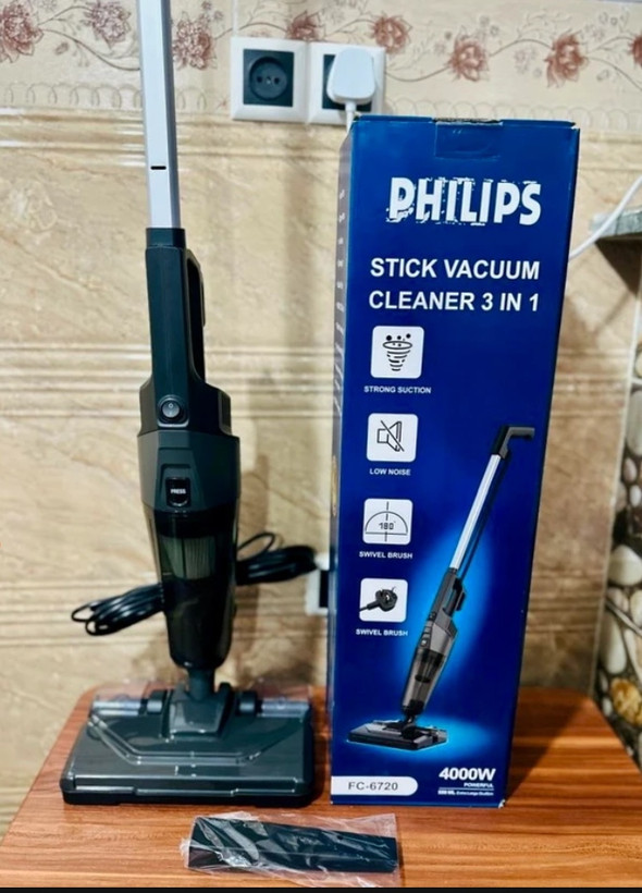 جاروبرقی عصایی سه کاره فیلیپس- قدرت 4000W وات مدل FC-6720