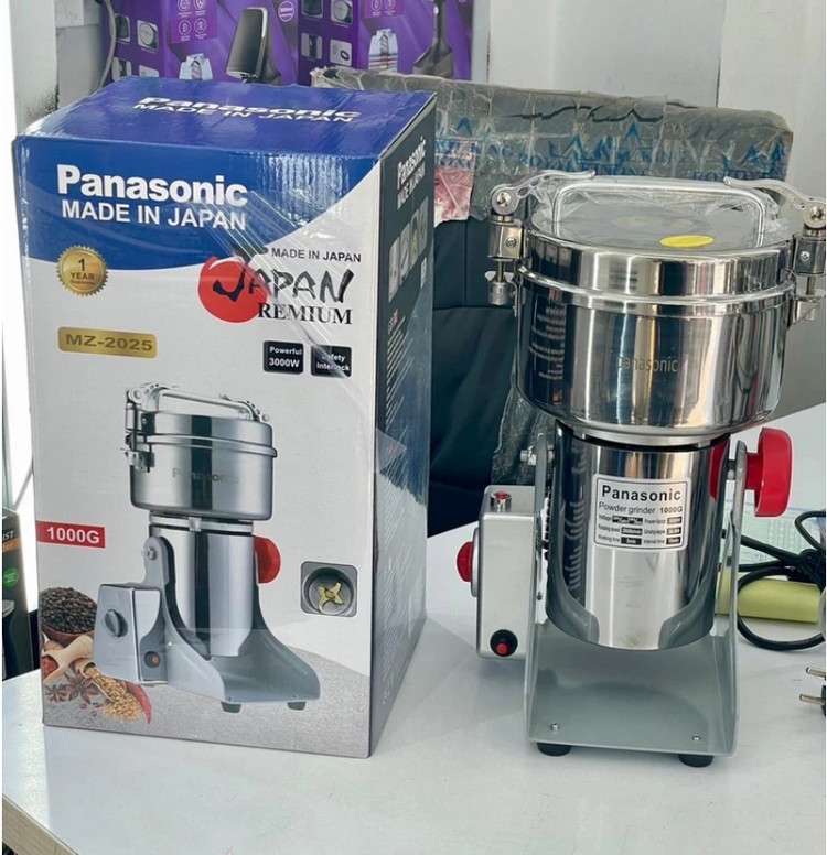 آسیاب صنعتی پاناسونیک- ظرفیت 1000گرمی قدرت 3000W وات مدل MZ-2025