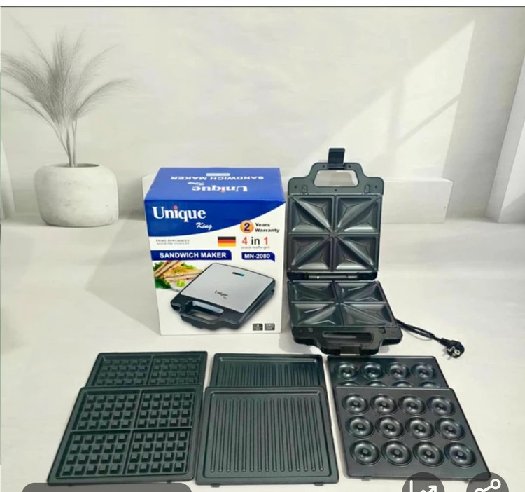 ساندویچ ساز 4 کاره یونیک- قدرت 3000W وات مدل MN-2080